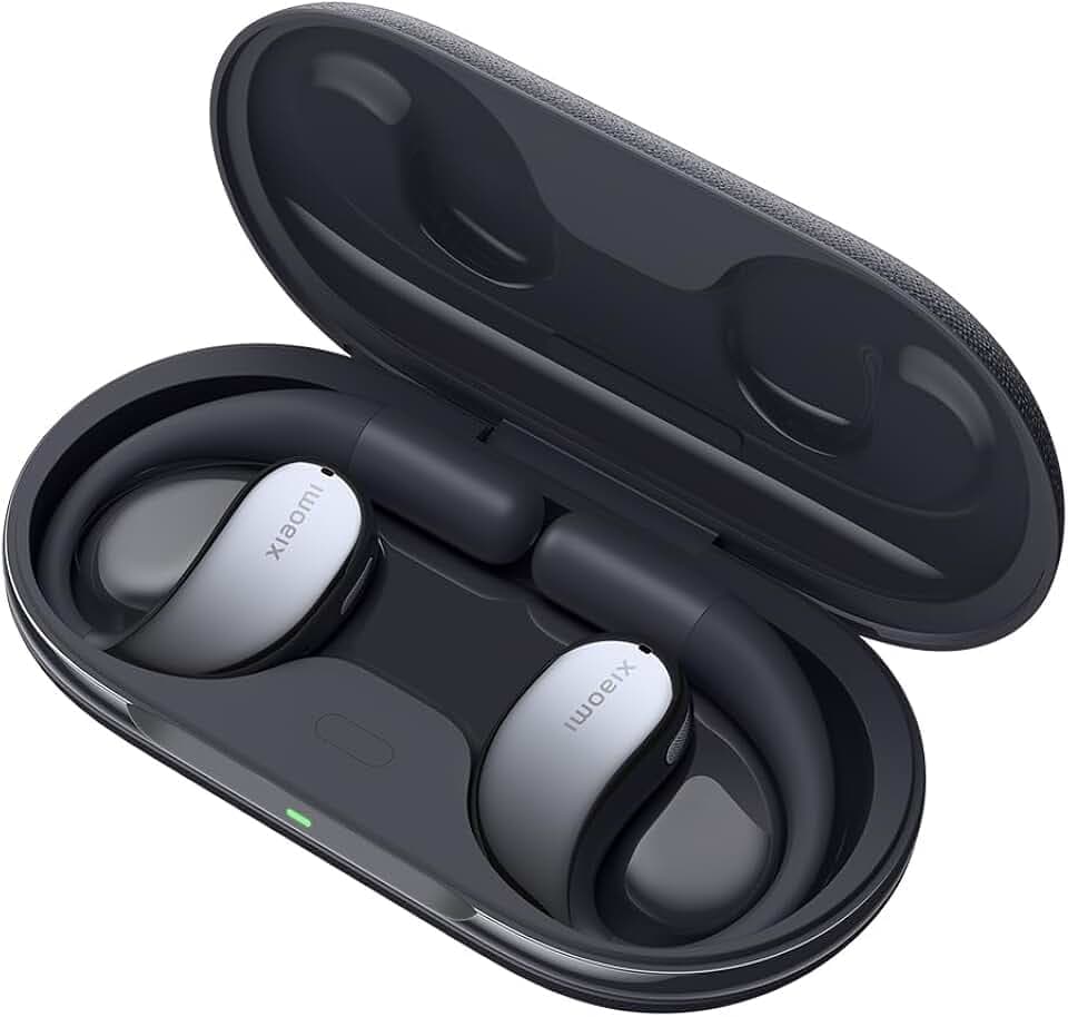 Xiaomi OpenWear Stereo - Leichter Bluetooth Open Ear Kopfhörer für den ganzen Tag mit 7.5 + 38.5 Stunden Akkulaufzeit, Hi-Res Audio, Dynamischer Treiber, KI-Rauschunterdrückung, Sandstone Beige