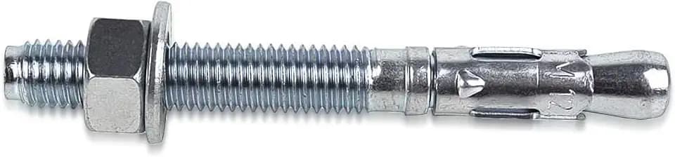 DOJA Industrial | Schwerlastanker für Schwerlast M6 | PACK 20 | Verzinkter Stahl Schwerlastduebel Betonanker | Duebel Bolzenanker | Beton Keilanker Schwerlastdübel | Ankerbolzen Schrauben