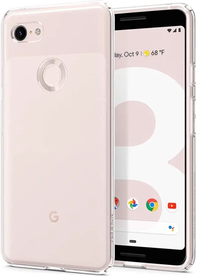 Spigen Liquid Crystal, Google Pixel 3 Hülle, F19CS25032 Transparent TPU Silikon Handyhülle Durchsichtige Schutzhülle Flex Case (Crystal Clear)