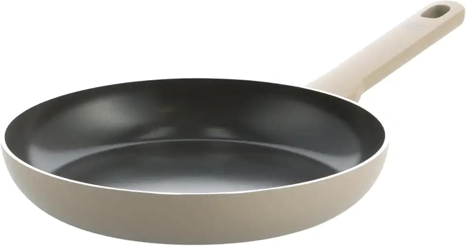 GreenChef Tones Keramik-Antihaft-Bratpfanne, 24 cm, Induktion, PFAS-frei, Spülmaschinenfest, Ofenfest, Taupe