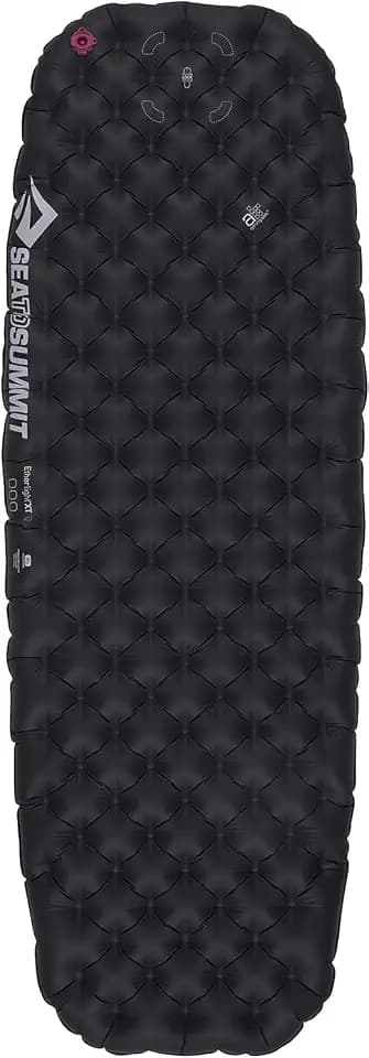 Sea to Summit - Ether Light XT Extreme Insulated Air Isomatte - Schlafmatte Für Frauen - Thermolite - 4 Jahreszeiten - Pillow Lock-System - Wandern bei kaltem Wetter - Black