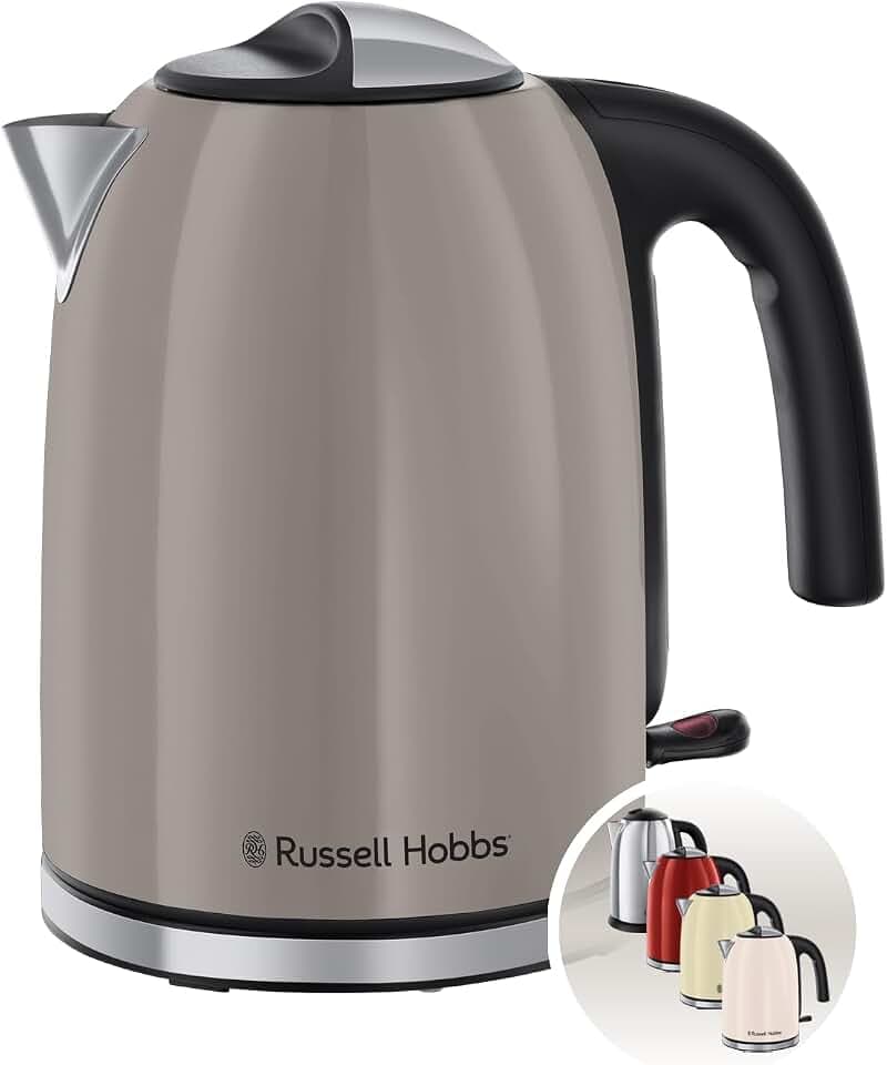 Russell Hobbs Wasserkocher Colours Plus Mocha, 1,7 l, 2400 Watt
