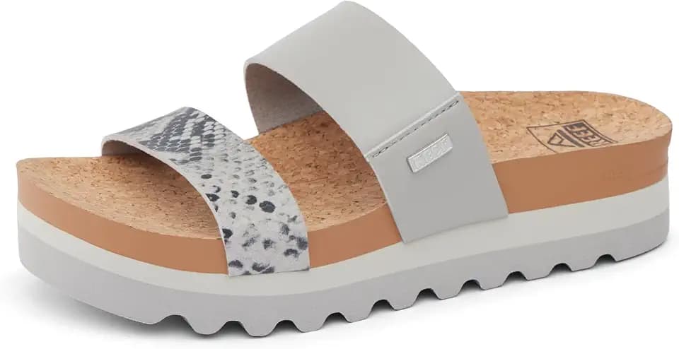 Reef Cushion Vista Hi Womens Platform Fashion Sandal, Arch Support, Ultra Soft Cushion Footbed