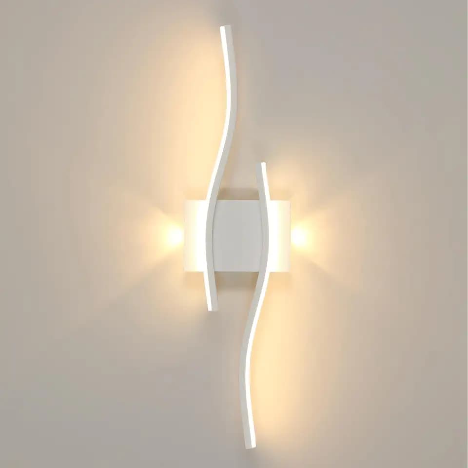 Comely LED Wandleuchte Innen, 20W 2250LM Lineare Wandlampe Weiß, 3000K 60CM