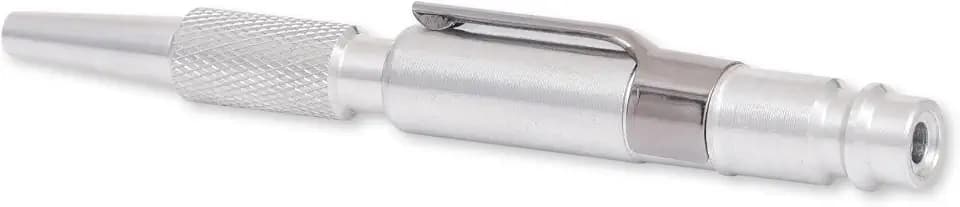 KS Tools Ausblasstift Druckluft 515.1908 I 6,3 Bar, 90 dBA I Ausblaspistole mit 2,5mm Düse - 1/4" NPT I Luftdruckpistole in Kugelschreiberform mit Clip