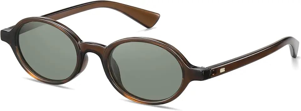 Appassal Small Oval Polarized Sunglasses Womens Mens AP3780