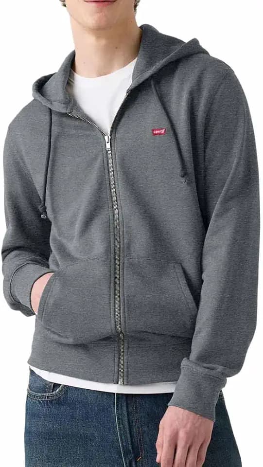 Levi's Herren New Original Zip Up Sweatshirt