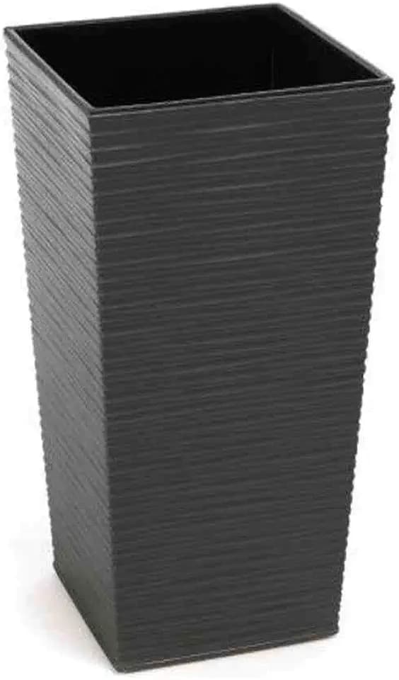 Siena Garden Pflanzgefäß Nizza graphit Kunststoff 30 cm