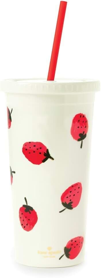 kate spade new york 20 oz Acrylic Tumbler, Strawberries