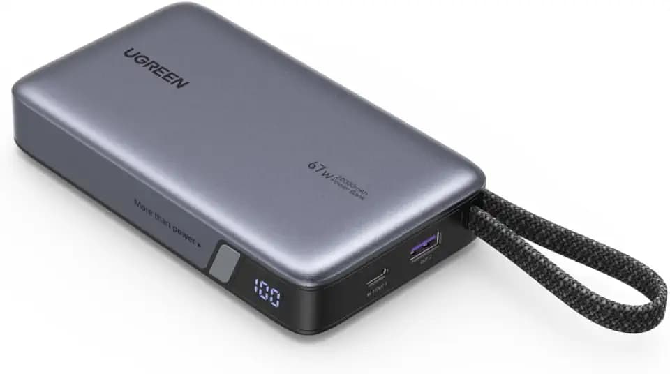 UGREEN Nexode Power Bank 20000mAh 67W mit integriertem USB-C Kabel