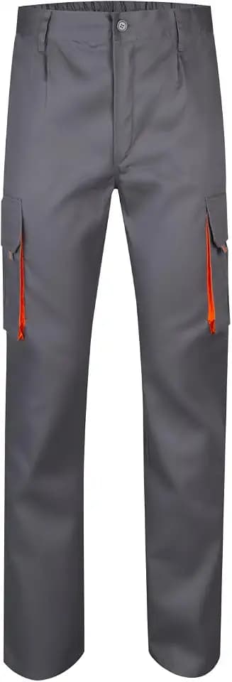 Velilla 103004 - Mehrtaschenhose (Größe 44) Farbe grau und orange