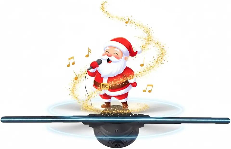16.5 Inch 3DHologramFan with WiFi App and Remote Control Projector Display