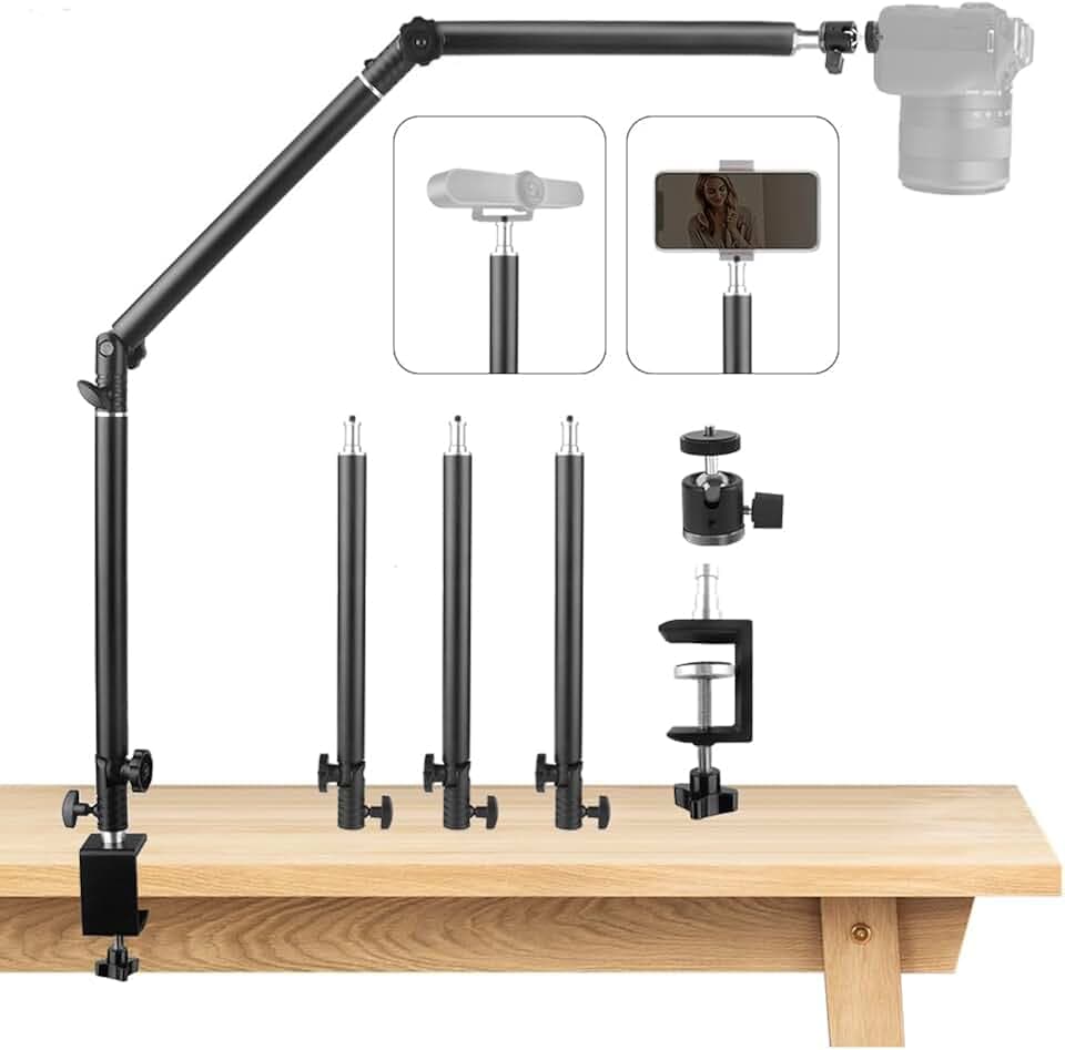 MS05 Tischstativ Kamera Overhead Stativ Handy Tisch Halterung