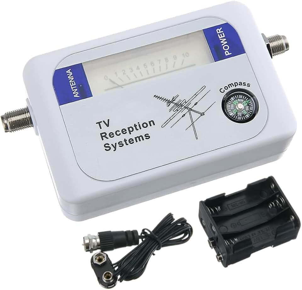DollaTek Digital TV Signal Finder Tragbares, leichtes 95DTW DVB-T-Fernsehgerät, Antennenstärkemessgerät