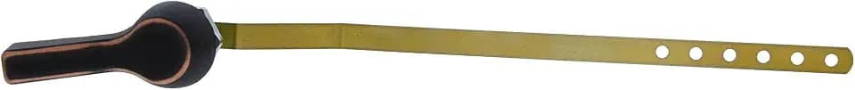 Oil Rubbed Bronze Toilet Tank Trip Lever with 10" Brass Arm and Metal Spud and Nut