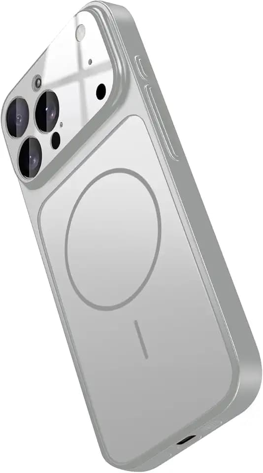 [Transform into an for iPhone 17] for iPhone 12 Pro Magnetic Case with Camera Lens Protector, Matte Texture,Military Grade Shockproof Protection Outdoor Phone Case for iPhone 12 Pro