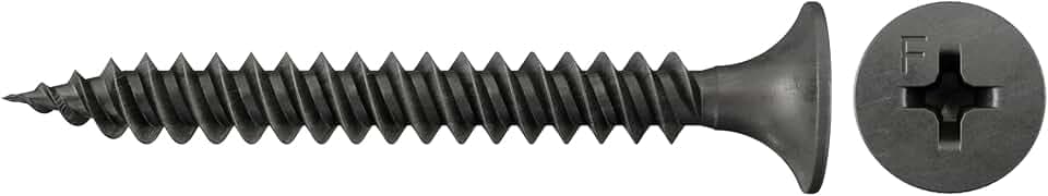 fischer Schnellbauschraube 3,5 x 35, Gipskartonschraube mit Trompetenkopf, Feingewinde, Nadelspitze und Antrieb Kreuzschlitz PH, für die Montage von Gipskartonplatten auf Metallprofilen, 1000 Stk