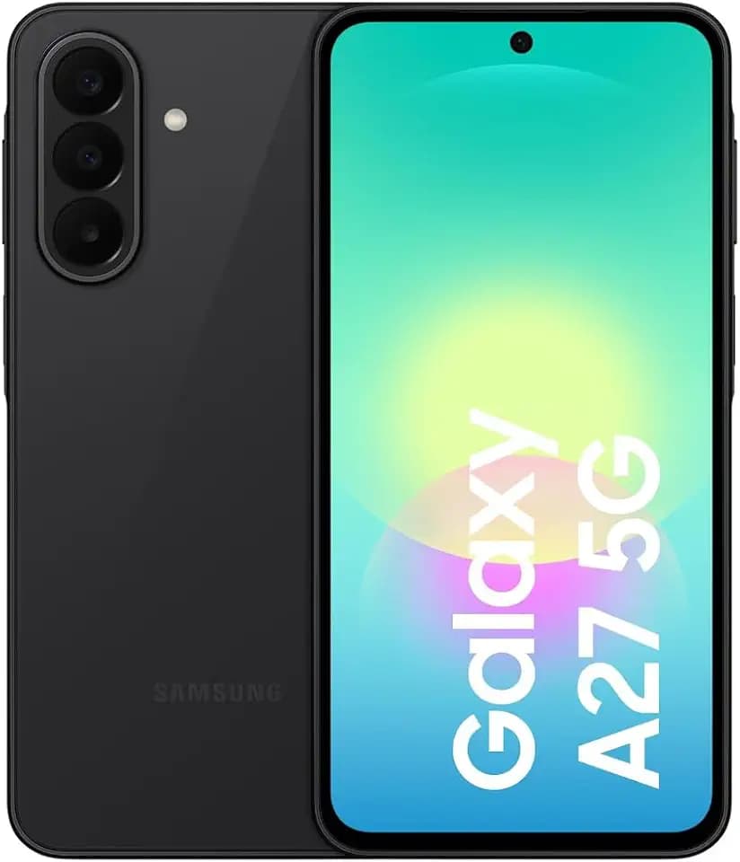 Samsung Galaxy A27 5G Smartphone mit KI-Funktionen, Handy, Black, 256 GB