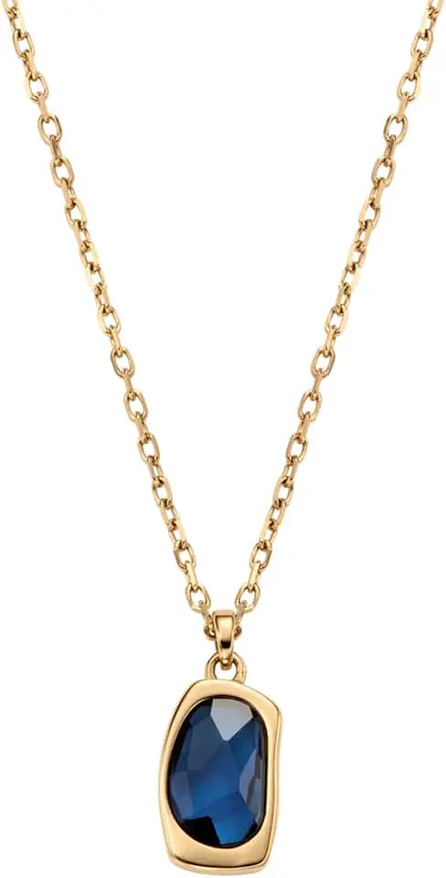 Skagen Women's Kariana Pebble & Gold-Tone Stainless Steel Pendant Necklace