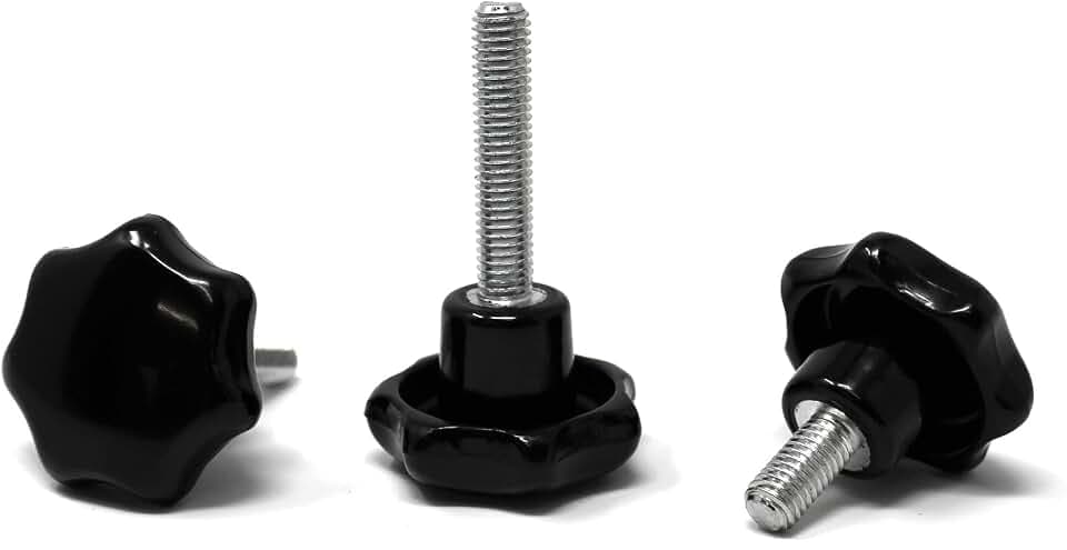 Ganter Normelemente – Sterngriffschraube M8 x 30 mm – DIN 6336 – 5 Stück