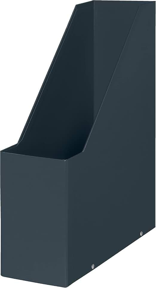 Leitz Click & Store Stehsammler, Aufbewahrungslösung aus Karton für den Schreibtisch, A4-Papierhalter für Zeitschriften & Ordner, Zuhause/Büro, Cosy Serie, Samtgrau, 53560089