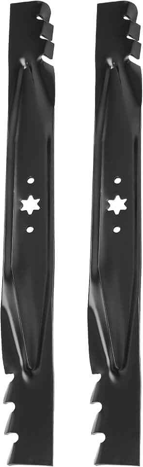 942-04290-X Blade for 46'' Deck, Compatible with C ub Cadet LTX-1042 1045 1046 LT46 LX46 ZT1-46, C raftsman T140 T150 T240 T1600 T3100 T8200, T roy-Bilt Mower, Replace 742-04290-X, 942-04244-X, 2-Pack