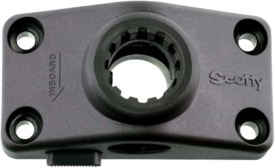 Scotty #241L-BK Locking Side Deck Mounting Bracket