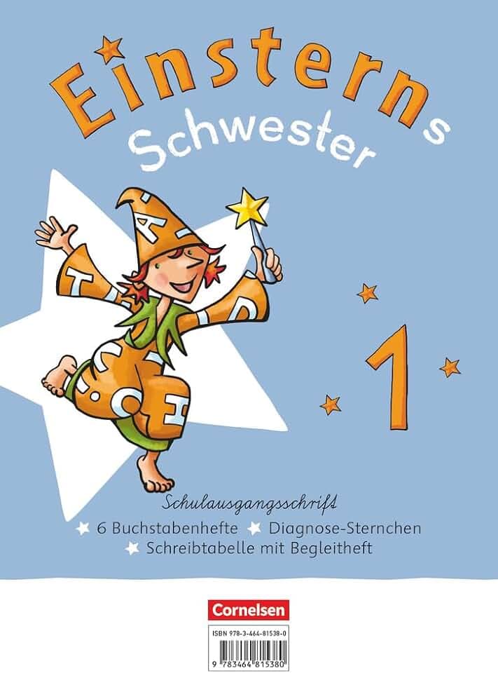 Einsterns Schwester - Erstlesen - Neubearbeitung 2021 - 1. Schuljahr: Schulausgangsschrift: 6 Buchstabenhefte im Paket - Mit Schreibtabelle und Begleitheften