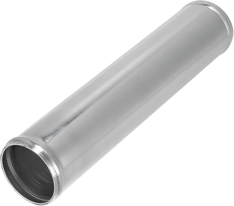 X AUTOHAUX Aluminum Intercooler Pipe OD 2.5" 63mm Length 12" 300mm Straight