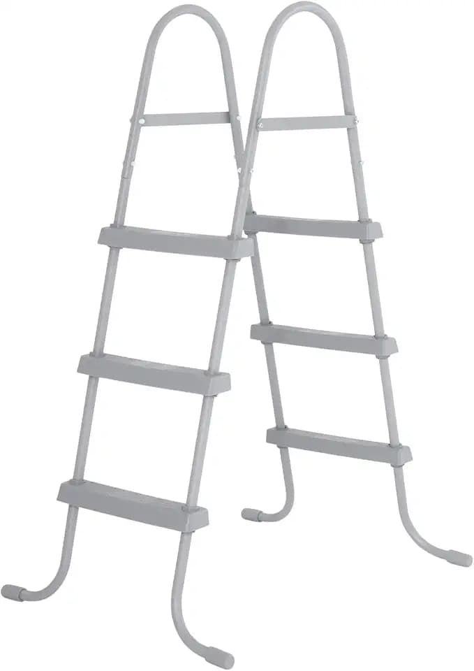 Bestway 42" Above Ground Pool Ladder with Heavy-Duty Metal Frame & Steps
