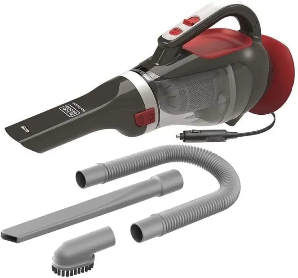 Black+Decker dustbuster 12V Kabelgebundener Handstaubsauger für Autos, ADV1200-XJ