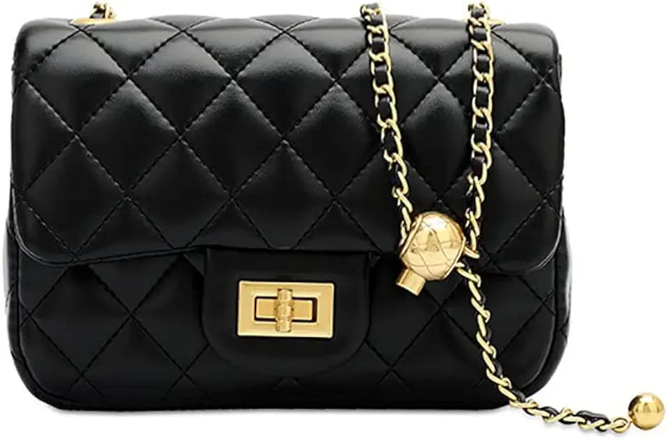 Designer Handbags Leather Clutch Small Quilted Purse Crossbody Bags for Women
