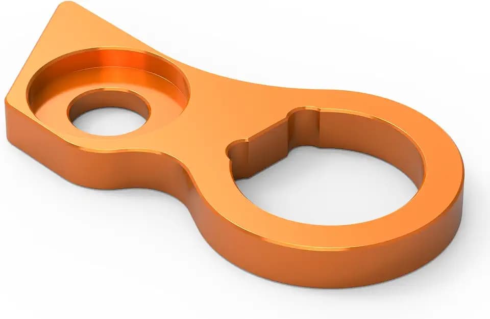 NICECNC Key Ignition Switch Relocating Bracket Dirt Bike, Orange