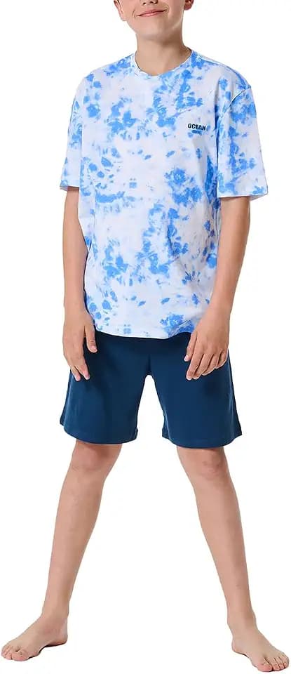 Schiesser Jungen Schlafanzug Set kurz - Größe 140 bis 176