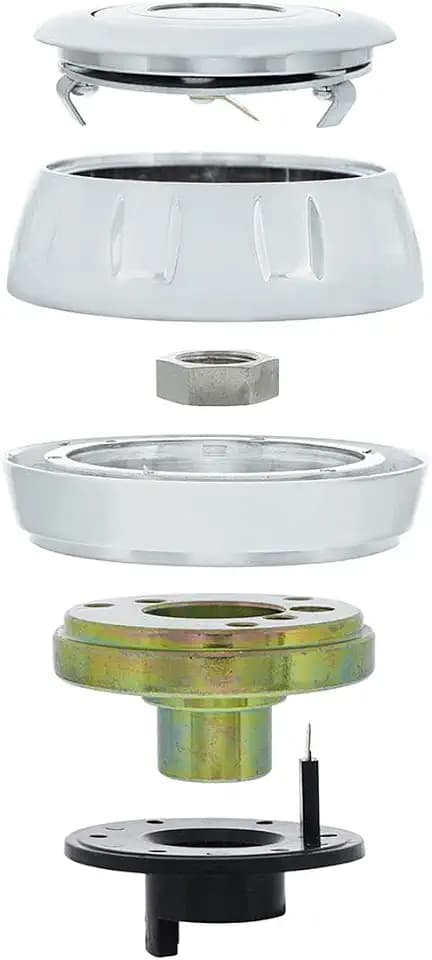 United Pacific 88259 - Steering Wheel Hub - Chrome Hub/Horn Assembly For 06+ Peterbilt And 03+ Kenworth
