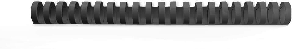 GBC Kunststoff-Binderücken 21 Ringe 240 Blatt A4 28 mm 50 Stück schwarz