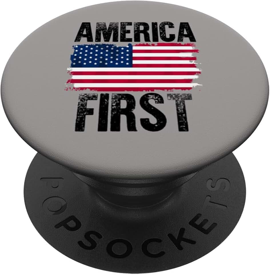 America First USA Flag PopSockets Standard PopGrip