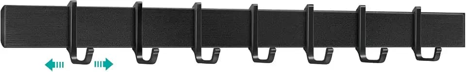 küchenutensilienhalter 40cm mit 7 abnehmbaren Haken