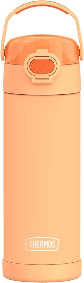THERMOS kids FUNTAINER Trinkflasche 0,47 l, 12 h kalt, neon apricot
