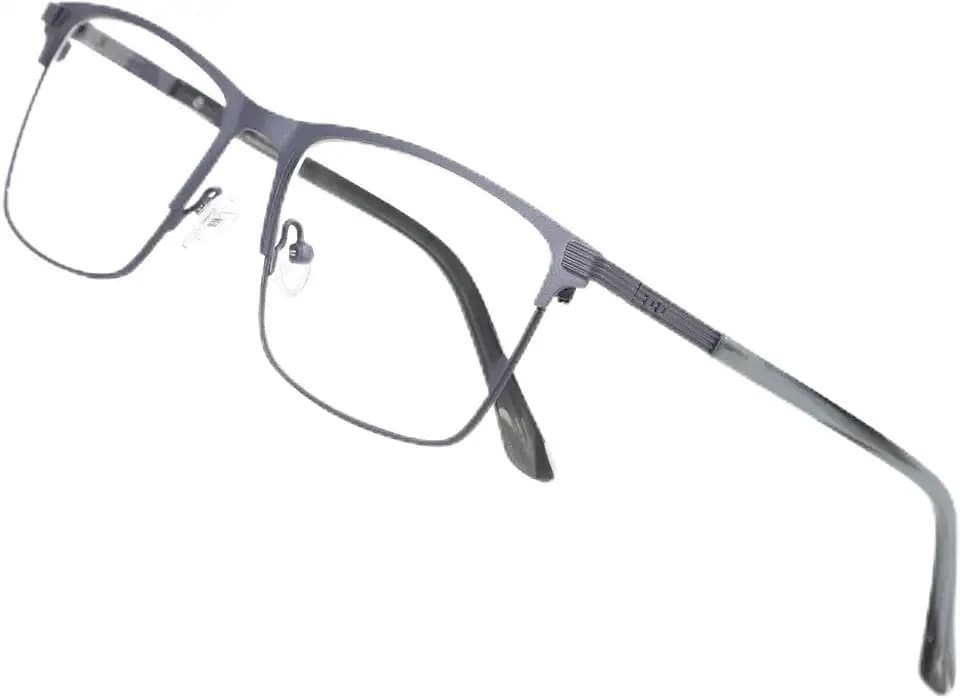 Clear Lens Glasses for Men, Lightweight Mens Eyewear Frame, Business Style Non Prescription Glasses, Lens Replaceable