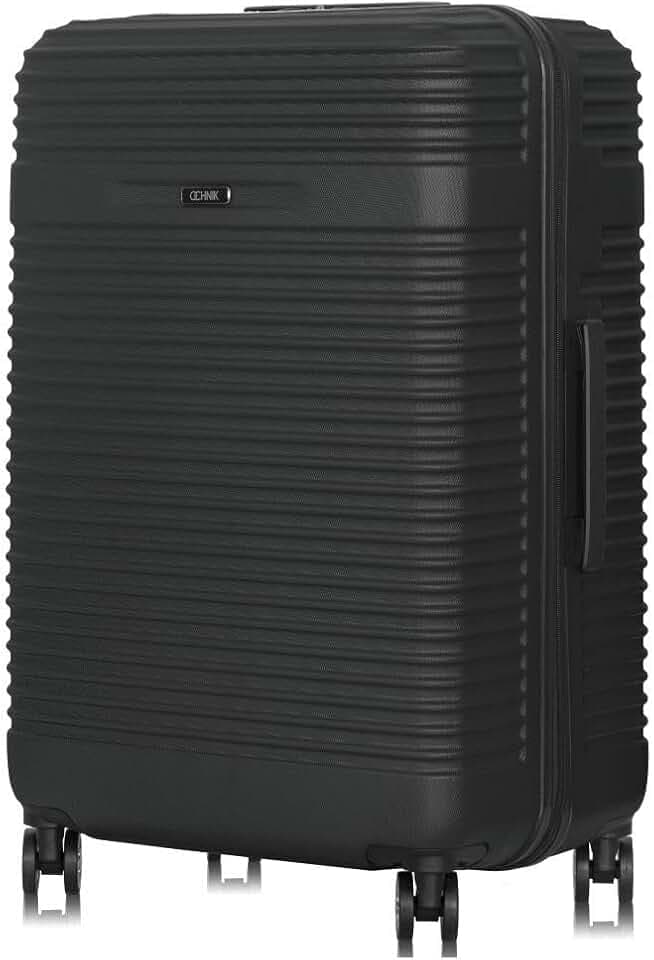 OCHNIK Großer Koffer | Hartschalenkoffer | Material: ABS | Farbe: Schwarz | Größe: L | Maße: 76x51x30cm | Volumen: 97 Liter | 4 Rollen | Hohe Qualität