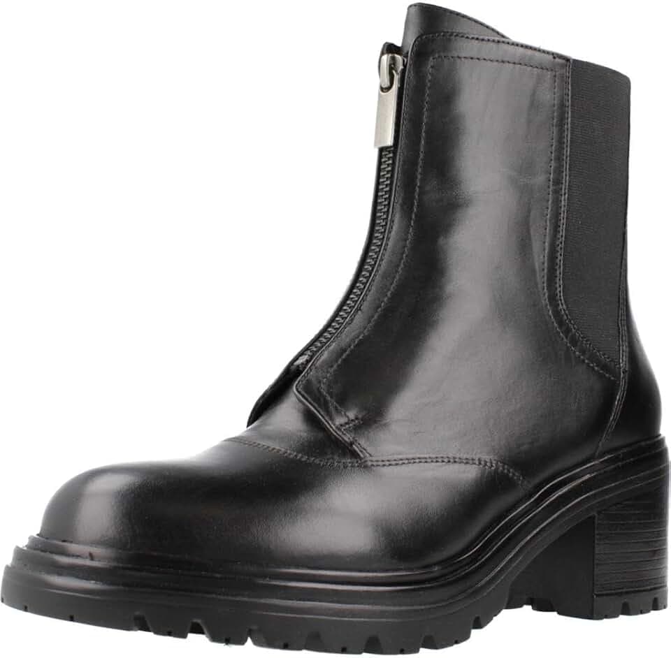 Geox Woman D DAMIANA ANKLE BOOTS BLACK 37.5_EU