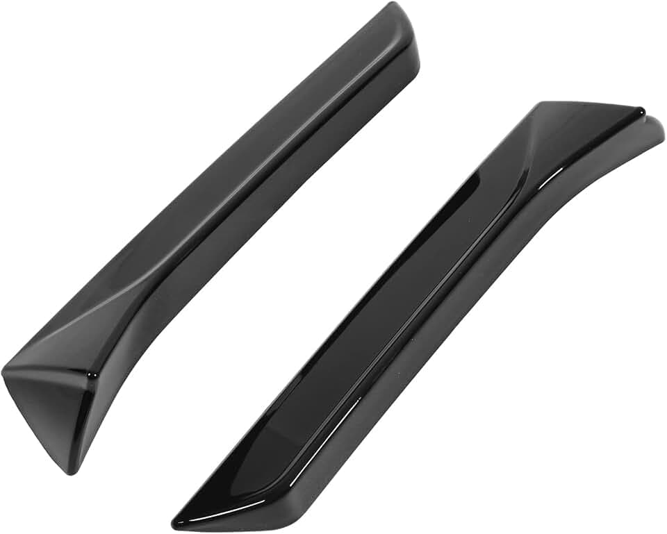 Akozon Auto Heckscheibenspoiler Zierrahmen, 1 Paar Heckscheiben Seitenteiler Flügel Außenverkleidung Links Rechts Dekorations Zubehör für SEAT 5F Mk3 MK3.5