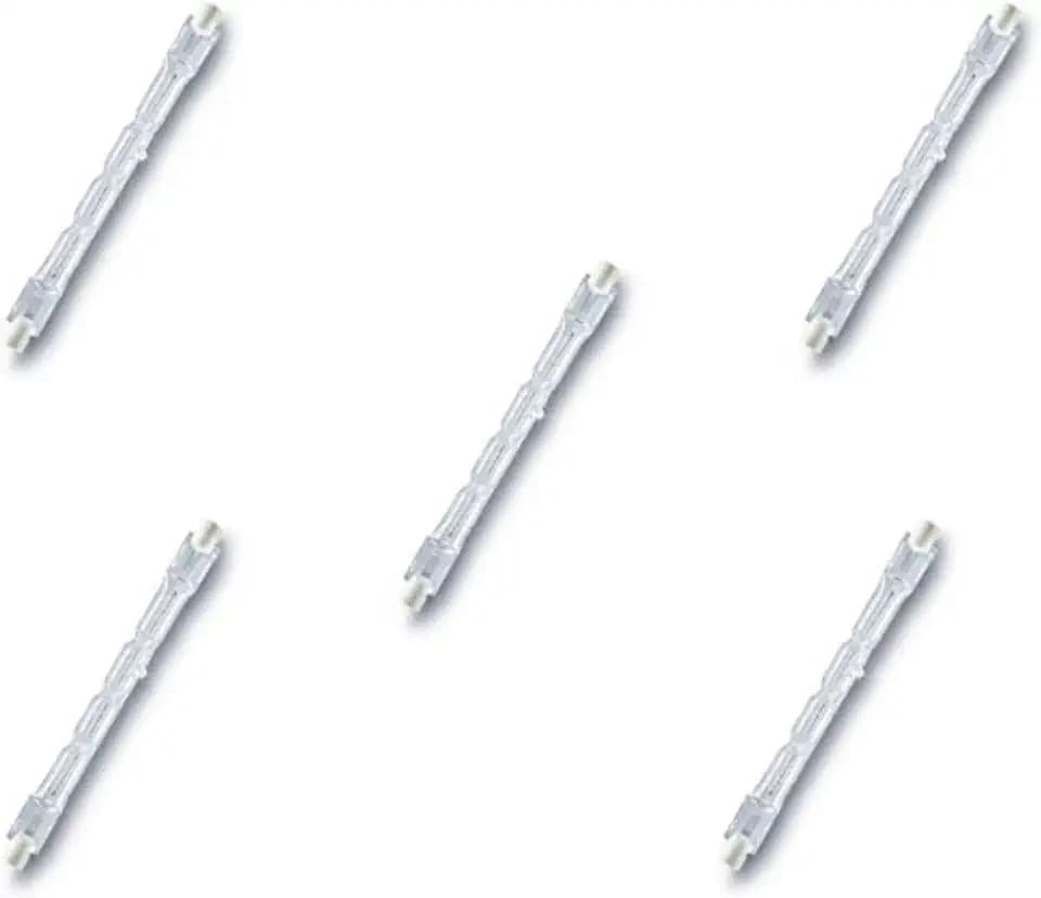 Osram 5er Pack Haloline 64695 Halogenstablampe 120 Watt 230 Volt R7s 78mm Länge | früher 150 Watt | 2250 Lumen | 2950 Kelvin warmweiß