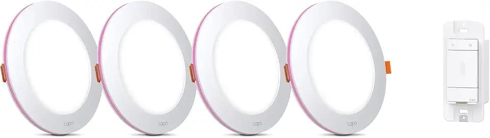 Tapo Smart 4-Inch Recessed Downlight Kit L730-4 KIT(4-Pack), 850LM
