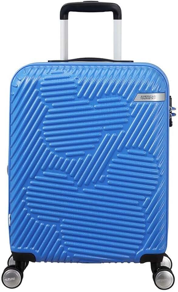 American Tourister Mickey Clouds, Spinner S, Erweiterbar Handgepäck, 55 cm, 38/45 L, Blau (Mickey Tranquil Blue)
