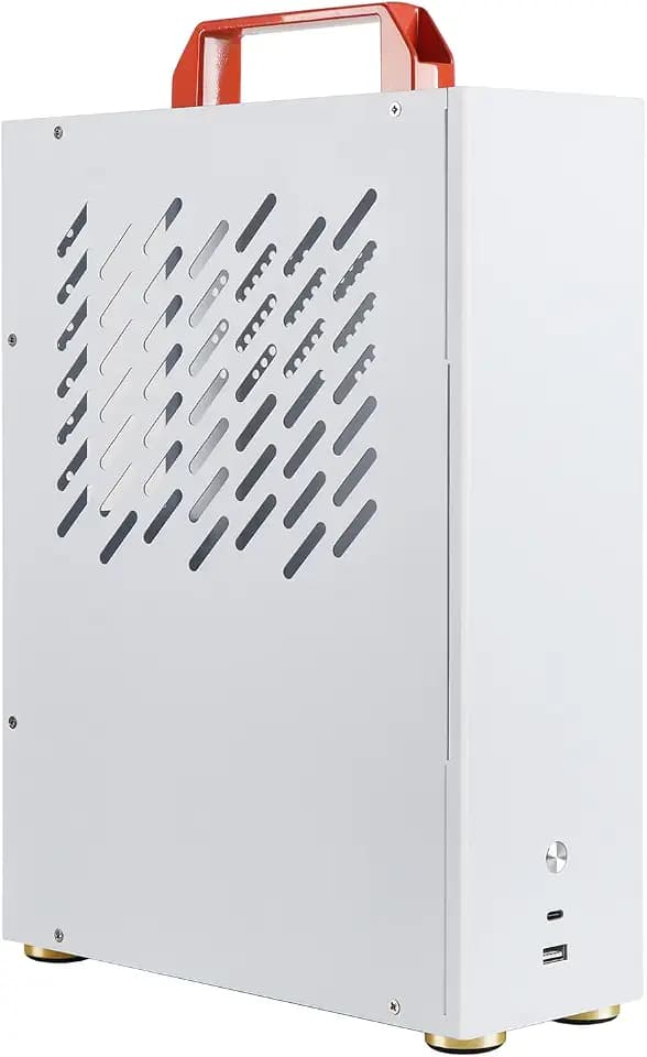 Micro ATX PC Case with Handle SFF Mini Tower ITX Compact Computer Chassis