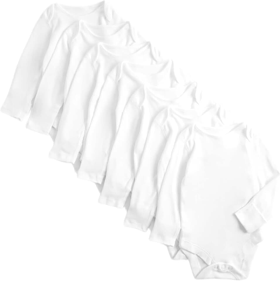 Marks & Spencer Kinder Unisex reine Baumwolle Body 7er-Pack Regular