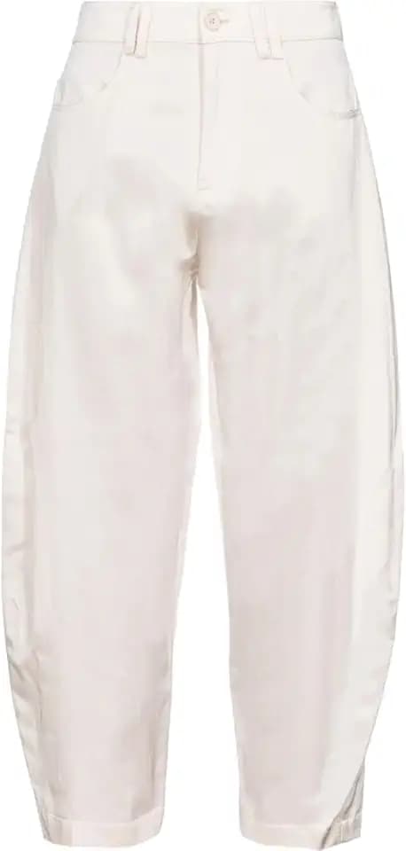 Pinko Damen Pollock Satin Baumwolle Viskose Lässige Hose