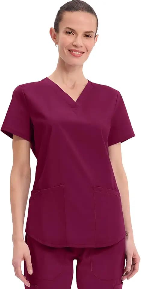 Cherokee Workwear Professionals Women Scrubs Top V-Neck WW665, S